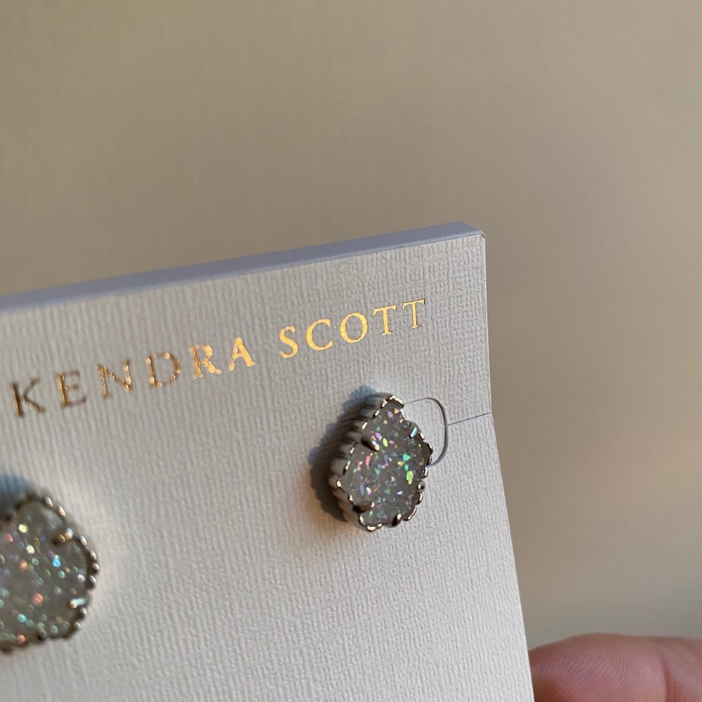 Kendra Scott Tessa Iridescent Drusy Earrings - Picture 2 of 4